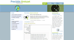 Desktop Screenshot of precizios-loveszet.hu