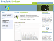 Tablet Screenshot of precizios-loveszet.hu